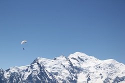 vol en parapente au Mont Blanc Chamonix